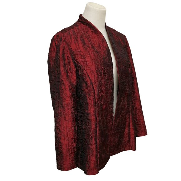 Coldwater Creek Wine/Red Blazer - Picture 3 of 8